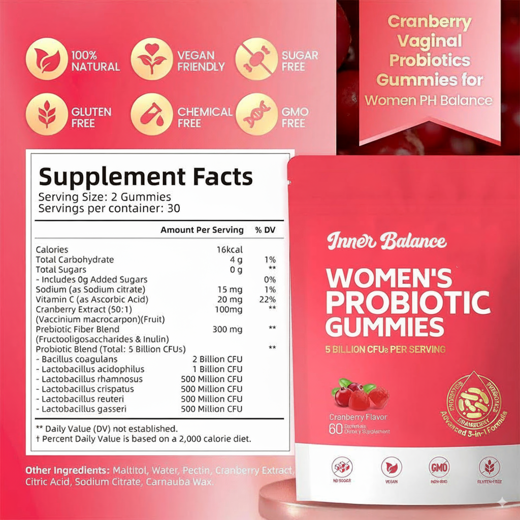 InnerBalance™ – Clinically Targeted Probiotics To End Recurring Infections And Restore Fresh Confidence From The Inside Out